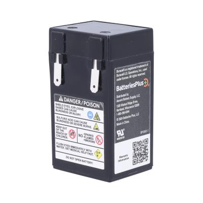 Duracell Ultra 6V 2Ah AGM Sealed Lead Acid Battery Side Tab Terminals