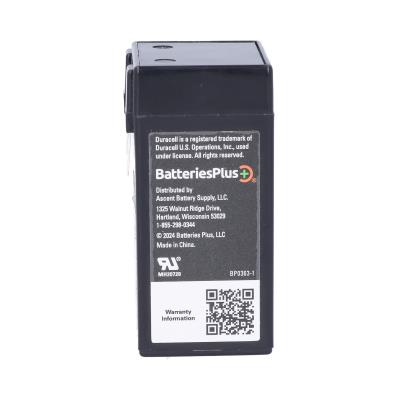 Duracell Ultra 6V 2Ah AGM Sealed Lead Acid Battery Side Tab Terminals