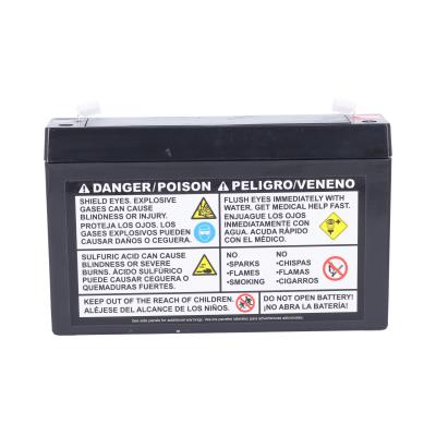 Duracell Ultra 6V 7.2AH AGM Sealed Lead Acid Battery F1 Terminals